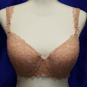 Eve's Temptation 38B Pink Lisianthus Push-up Bra